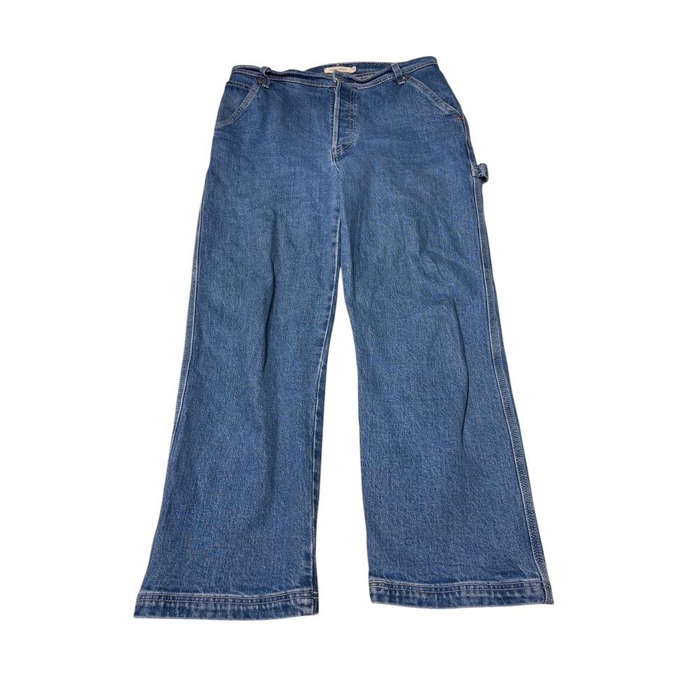 Levis Premium Ribcage Big E Straight Carpenter Jeans Womens W31 L27 Hammer Loop